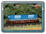 1998 samson transport (1. oplag/udg.) på ÖBB litra Sdkkmss 31 81 458 9 129-3. Basis Roco 25290.